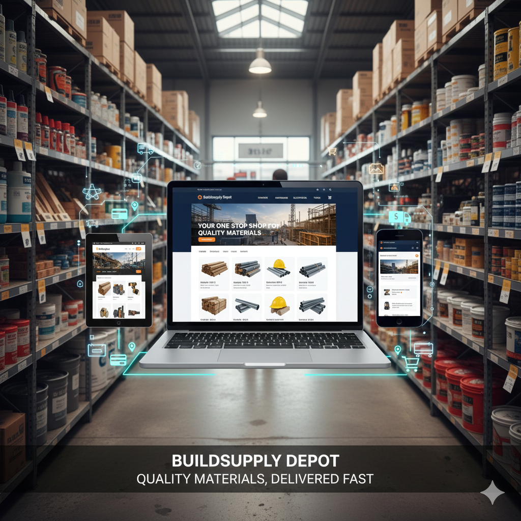 Hardware store showcase