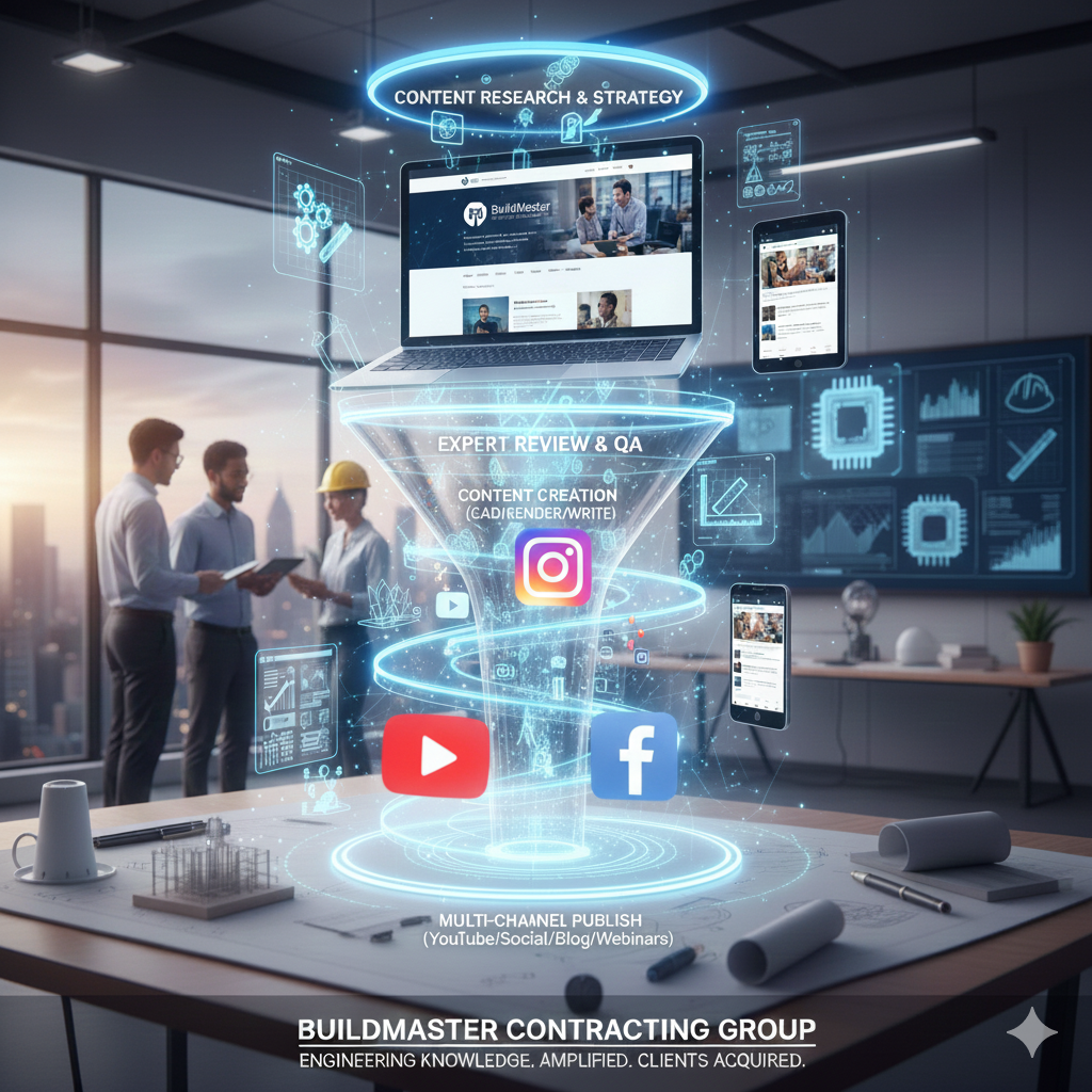 BuildMaster content funnel visual
